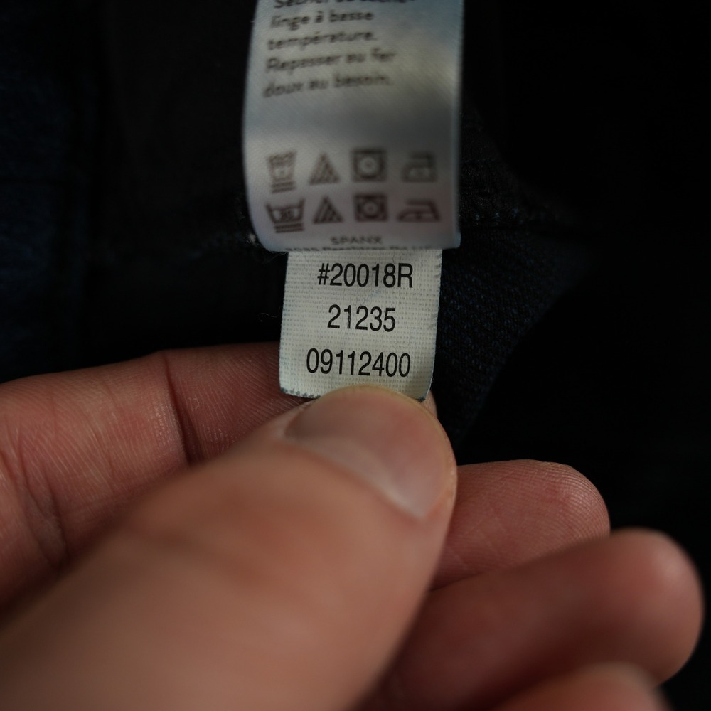 Spanx Jean-ish Ankle Leggings Women XL Dark Blue Denim Jeggings Stretch - Picture 11 of 11